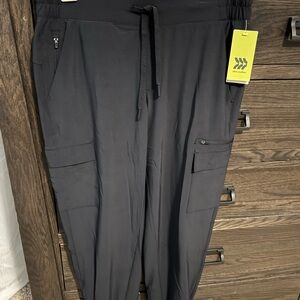 Women’s Black Cargo Jogger Pants